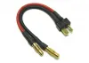 eTronix Male Deans To Two 4.0mm Male Connector Adapter