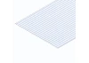 Evergreen 12x24in (30x60cm) Corrugated Metal Siding Sheet .040in (1.0mm) Thick .125in Groove Spacing (1 sheet per pack)