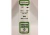 Evergreen 14in (35cm) Strip .080x.188in (8 per pack)
