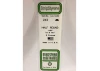 Evergreen 14in (35cm) Half Round Strip .100in (3 per pack)