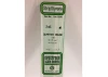 Evergreen 14in (35cm) Quarter Round Strip .030in (5 per pack)