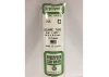 Evergreen [6-256] 14 Square Tube .375 (3/8) (100 per pack)