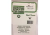Evergreen [13025] 12 x 24 Passenger Car Siding .020 Thick (1 sheet per pack)