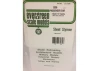 Evergreen [13035] 12 x 24 Passenger Car Siding .020 Thick (1 sheet per pack)