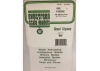 Evergreen 6x12in (15x30cm) V-Groove Siding Sheet .040in (1.0mm) Thick .040in Spacing (1 sheet per pack)