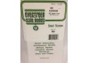 Evergreen 6x12in (15x30cm) Clapboard Siding Sheet .040in (1.0mm) Thick .050in Spacing (1 Sheet per pack)