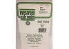 Evergreen 6x12in (15x30cm) Novelty Siding Sheet .040in (1.0mm) Thick .060in Spacing (1 Sheet per pack)