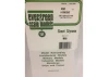 Evergreen 6x12in (15x30cm) V-Groove Siding Sheet .040in (1.0mm) Thick .080in Spacing (1 sheet per pack)