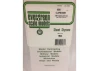 Evergreen 6x12in (15x30cm) Clapboard Siding Sheet .040in (1.0mm) Thick .080in Spacing (1 Sheet per pack)