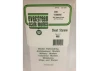 Evergreen 6x12in (15x30cm) V-Groove Siding Sheet .040in (1.0mm) Thick .100in Spacing (1 sheet per pack)