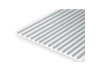 Evergreen 6x12in (15x30cm) V-Groove Siding Sheet .040in (1.0mm) Thick .040in Spacing (1 sheet per pack)