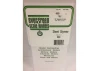 Evergreen 6x12in (15x30cm) Square Tile Sheet .040in (1.0mm) Thick 1:8x1:8in Spacing (1 Sheet per pack)