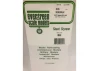 Evergreen 6x12in (15x30cm) Sidewalk Sheet .040in (1.0mm) Thick 3/16x3/16in Spacing (1 Sheet per pack)