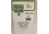 Evergreen 6x12in (15x30cm) Sidewalk Sheet .040in (1.0mm) Thick 1/4x1/4in Spacing (1 Sheet per pack)