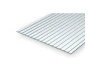 Evergreen 6x12in (15x30cm) Seam Roofing Sheet .040in (1.0mm) Thick 3/8in Groove Spacing (1 Sheet per pack)