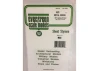Evergreen 6x12in (15x30cm) Corrugated Metal Siding Sheet .040in (1.0mm) Sheet .100in Groove Spacing (1 sheet per pack)
