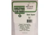 Evergreen 6x12in (15x30cm) Board & Batten Sheet .040in (1.0mm) Thick .100in Spacing (1 Sheet per pack)