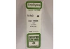 Evergreen [5-240] 14 Half Round Strip .040 (25 per pack)