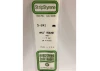 Evergreen [5-241] 14 Half Round Strip .060 (15 per pack)