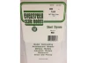Evergreen 6x12in (15x30cm) White Sheet .060in Thick (1 sheet per pack)