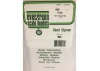Evergreen 6x12in (15x30cm) White Sheet .080in Thick (1 sheet per pack)