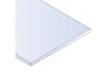 Evergreen 6x12in (15x30cm) White Sheet assortment (1 sheet each .010in, .020in, .040in per pack)