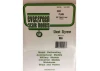 Evergreen [9103] 8 x 21 White Sheet .020 Thick (6 sheets per pack)