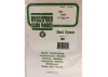 Evergreen [9105] 8 x 21 White Sheet .040 Thick (3 sheets per pack)