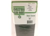 Evergreen [9513] 6 x 12 Black Sheet .020 Thick (3 sheets per pack)