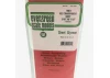 Evergreen [9901] 6 x 12 Transparent Coloured Sheet .010 Thick RED (2 sheets per pack)