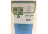 Evergreen [9902] 6 x 12 Transparent Coloured Sheet .010 Thick BLUE (2 sheets per pack)