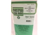 Evergreen [9903] 6 x 12 Transparent Coloured Sheet .010 Thick GREEN (2 sheets per pack)