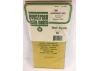 Evergreen [9905] 6 x 12 Transparent Coloured Sheet .010 Thick (1 each: Red, Blue, Green, Yellow & Black)