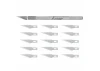 Excel K1 Knife, Light Duty Round Aluminium with Safety Cap, 15x #11 Blades (Carded)