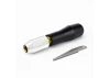Excel K7 Wood Carving Knife, Black Plastic Handle with Scabbard (Carded)