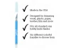 Excel K18 Grip-On Knife with Safety Cap, Blue (Carded)