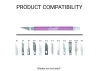 Excel K18 Grip-On Knife with Safety Cap, Purple (Carded)