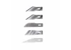 Excel 5 Assorted Heavy Duty Blades (#2, #19, #22, 2x #24), Shank 0.345 (0.88 cm) (5pcs) (Carded)