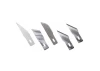 Excel 5 Assorted Heavy Duty Blades (#2, #19, #22, 2x #24), Shank 0.345 (0.88 cm) (5pcs) (Carded)