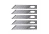 Excel #5 Angled Chisel Blade, Shank 0.25 (0.58 cm) (5pcs) (Carded)