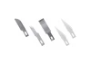 Excel Assorted Light Duty Blades (#10, #16, #17, 2x #11),Shank 0.25 (0.58 cm) (5pcs) (Carded)