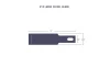 Excel #18 1/2in Chisel Blade, Shank 0.345 (0.88 cm) (5pcs) (Carded)