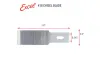 Excel #18 1/2in Chisel Blade, Shank 0.345 (0.88 cm) (5pcs) (Carded)