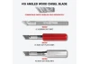 Excel #19 Angled Edge Blade, Shank 0.345 (0.88 cm) (5pcs) (Carded)