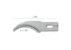 Excel #28 Concave Blades, Shank 0.345 (0.88 cm) (5pcs) (Carded)