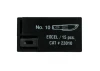 Excel #10 Curved Edge Blade, Shank 0.25 (0.58 cm) (15pcs) (Carded)