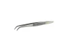 Excel 4.5in Curved Stainless Steel Tweezers (Carded)