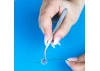 Excel 4.5in Curved Stainless Steel Tweezers (Carded)