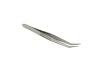 Excel 4.5in Curved Stainless Steel Tweezers (Carded)