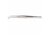 Excel 4.5in Curved Stainless Steel Tweezers (Carded)